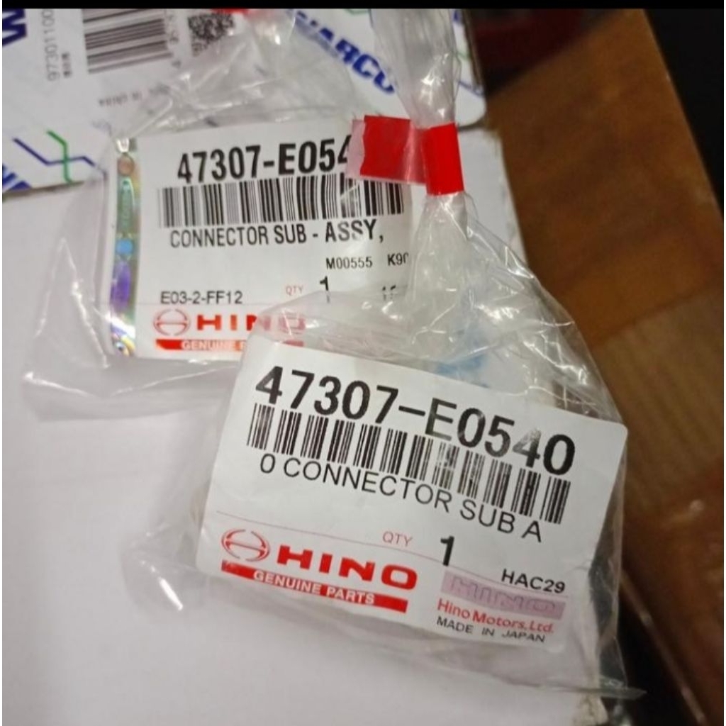 CONNECTOR SUB ASSY ASLI HINO 47307-E0540