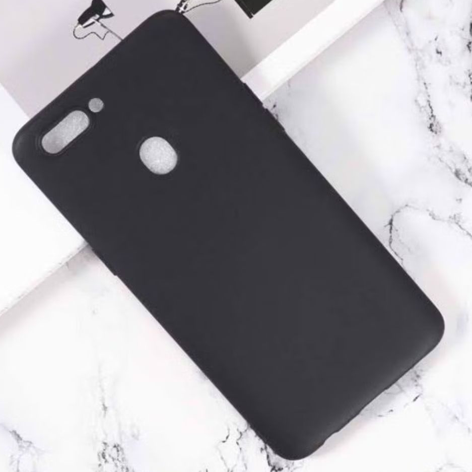 Case Matte Oppo R11s Plus / CPH1721 Casing Atau Kondom Softcase Black Matte