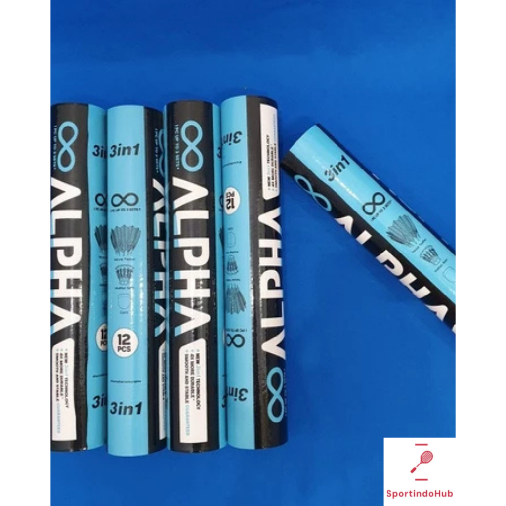 SHUTTLECOCK ALPHA NEW 3 IN 1 ALPHA BLUE