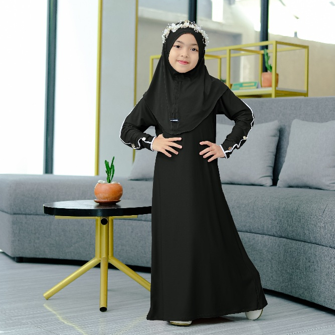 GARANSI BAJU GAMIS ABAYA ANAK PEREMPUAN 0-5 TAHUN BAJU BAYI PEREMPUAN MUSLIM NEWBORN 0 6 BULAN 6 12