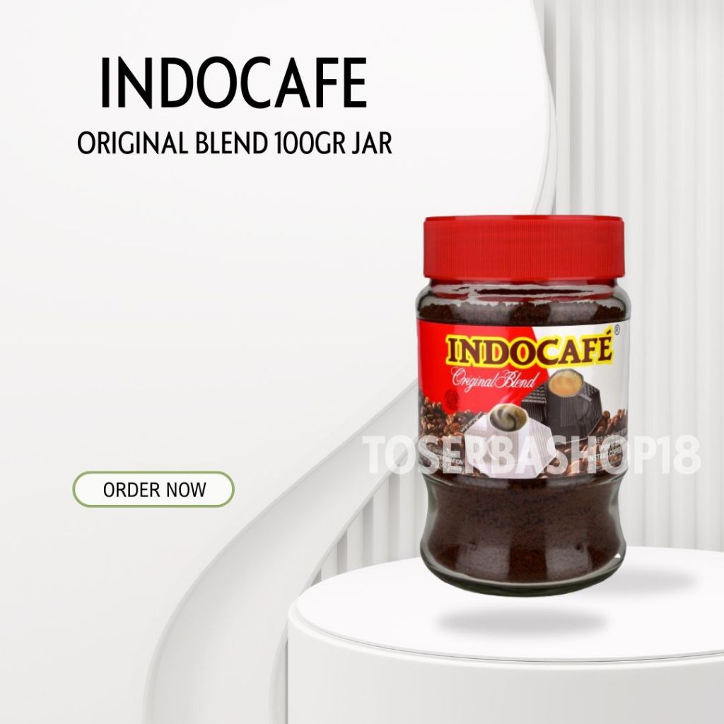 

KOPI HITAM / KOPI INDOCAFE ORIGINAL BLEND 200 GR BOTOL