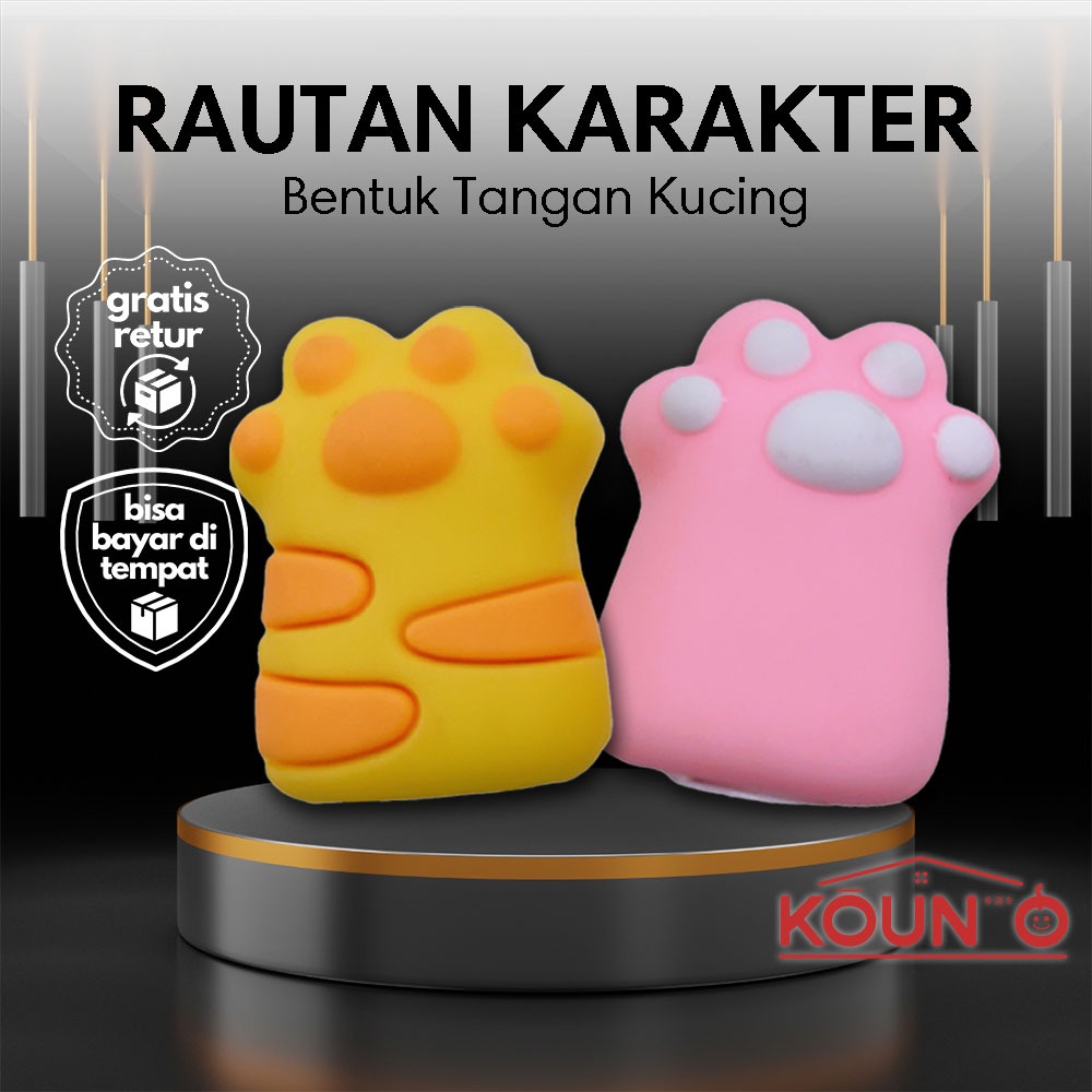 

Rautan Unik Anak Sekolah Bentuk Tangan Kucing Rautan Imut Karakter Rautan Tangan Kucing Gemas Sharpener Cute Cat Paw