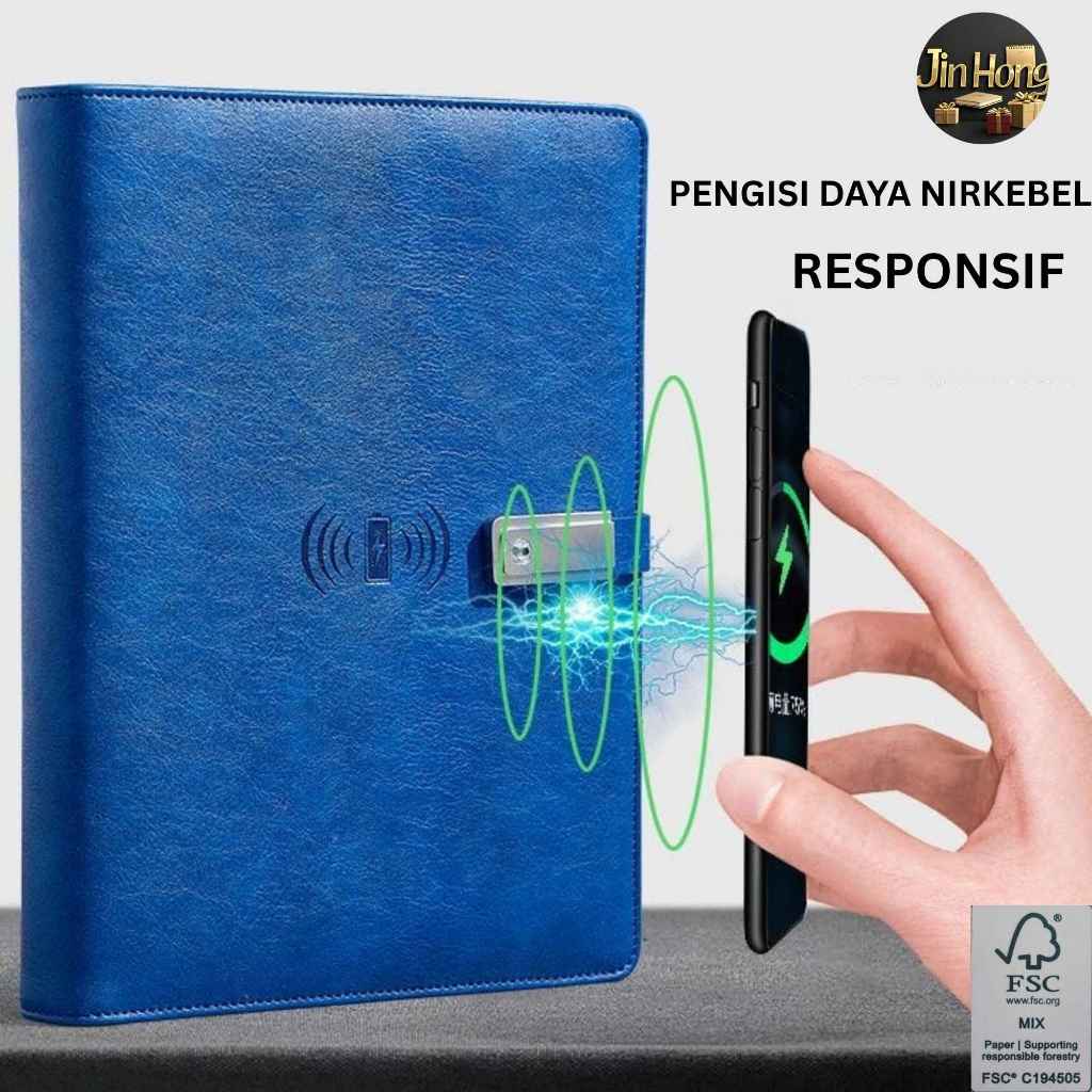 

Buku Agenda Powerbank Premium USB Tipe C Micro USB Notebook A5 Exclusive Buku Catatan Agenda
