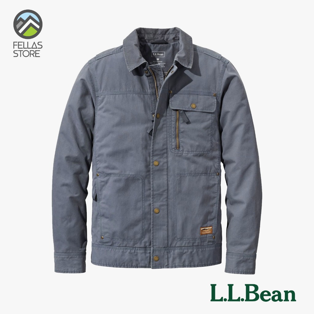 Jaket Gunung LL Bean - Men's Utility Jacket Gunmetal Gray