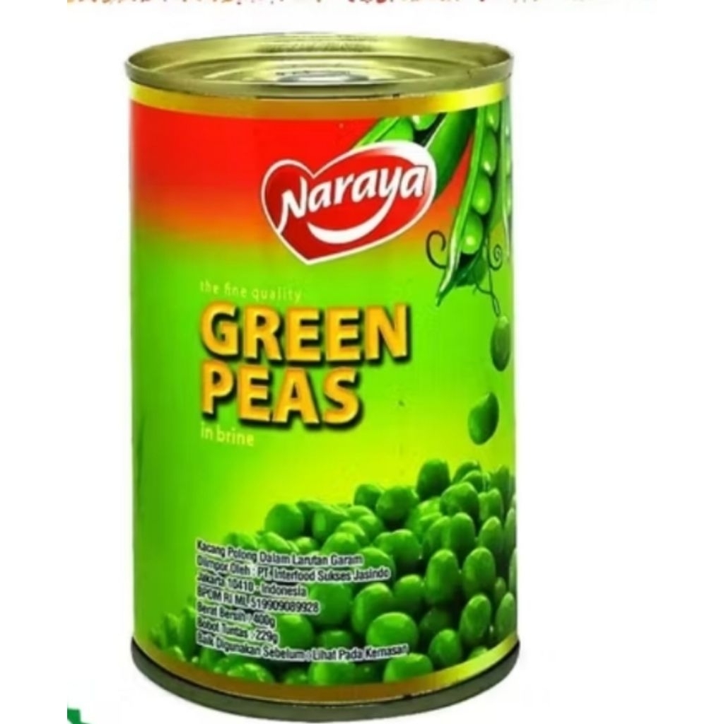 

Naraya Green Peas Canned 400 g