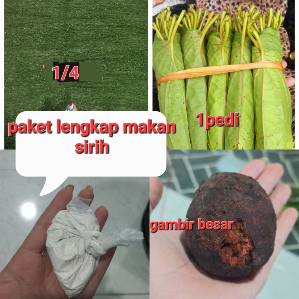 

paket jumbo makan sirih enak medan asli karo lngkap
