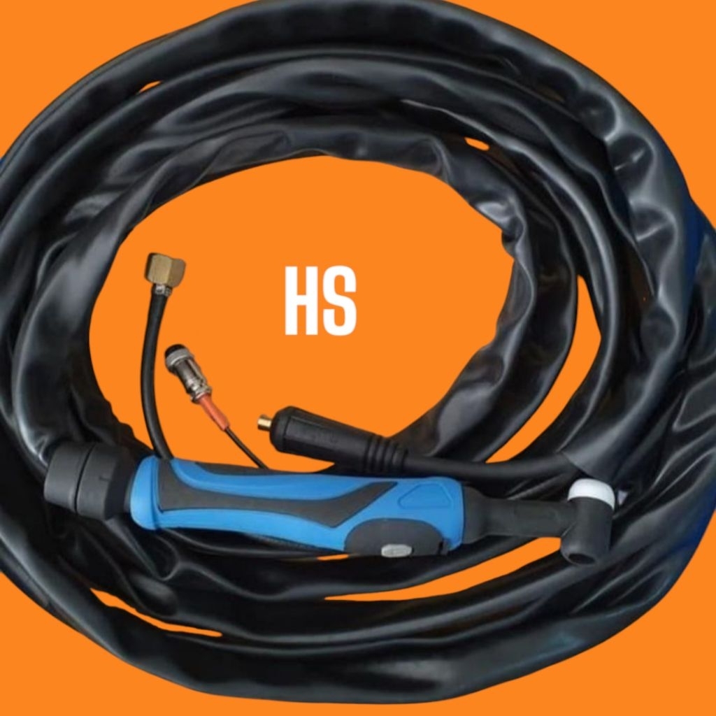 Stang las Argon TIG torch WP 26 double kabel panjang 8 meter