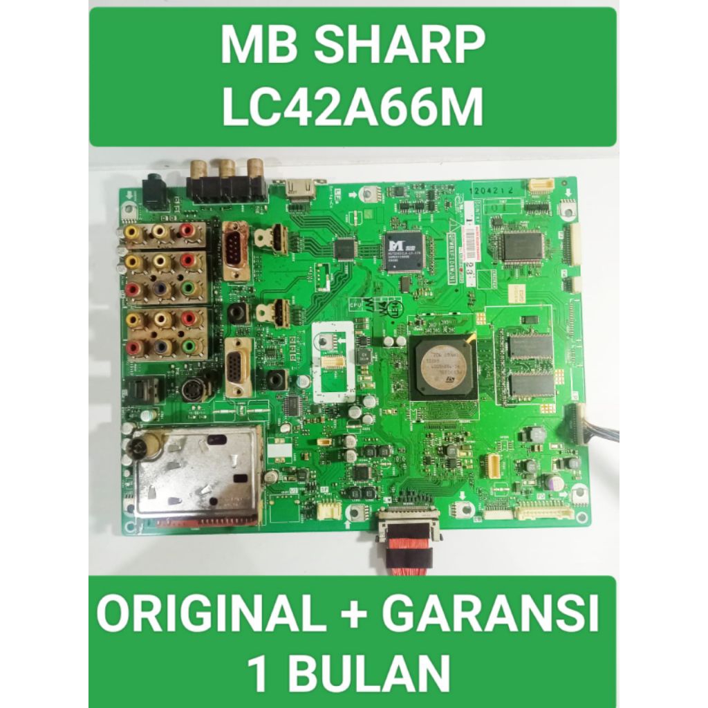 Mb Sharp LC42A66M Mainboard Sharp LC42A66M Mesin Sharp LC42A66M Module Sharp LC42A66M Mobo Sharp LC4