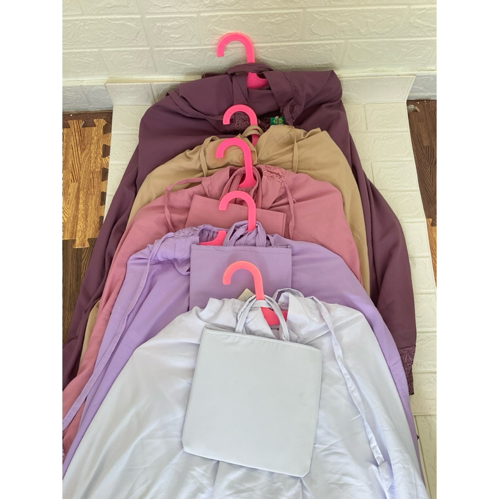 Mukena anak khadijah / mukena katun khadijah