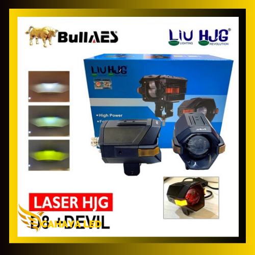 Mini Laser HJG All Weather D8 Devil Eye Senja Lampu Tembak 3 Warna HJG Waterproof