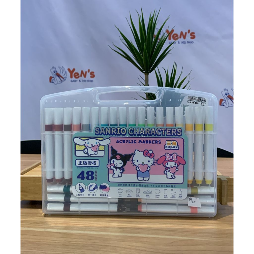 

Set Acrylic Marker Sanrio Characters Warna Lengkap Kreativitas Tanpa Batas