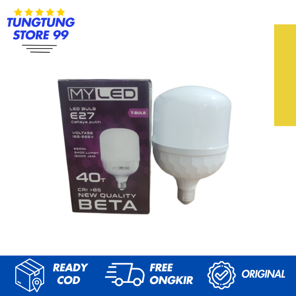 MYLED BETA LED 40 T/Bohlam LED murah Merk MYLED BETA 40 T/LED murah myled 40 T
