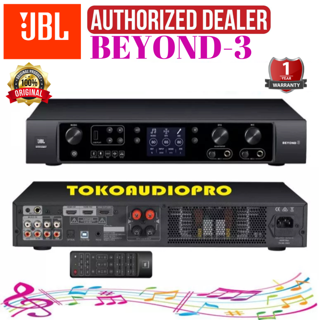 JBL Beyond3 Amplifier Karaoke 360W x 2 Kanal
