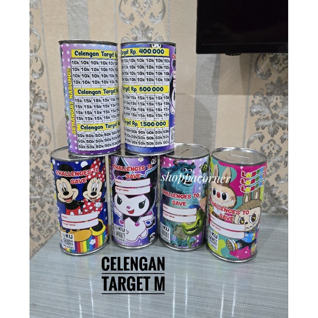 CELENGAN TARGET KALENG / CELENGAN TARGET SIZE M / CELENGAN TARGET KONSISTEN