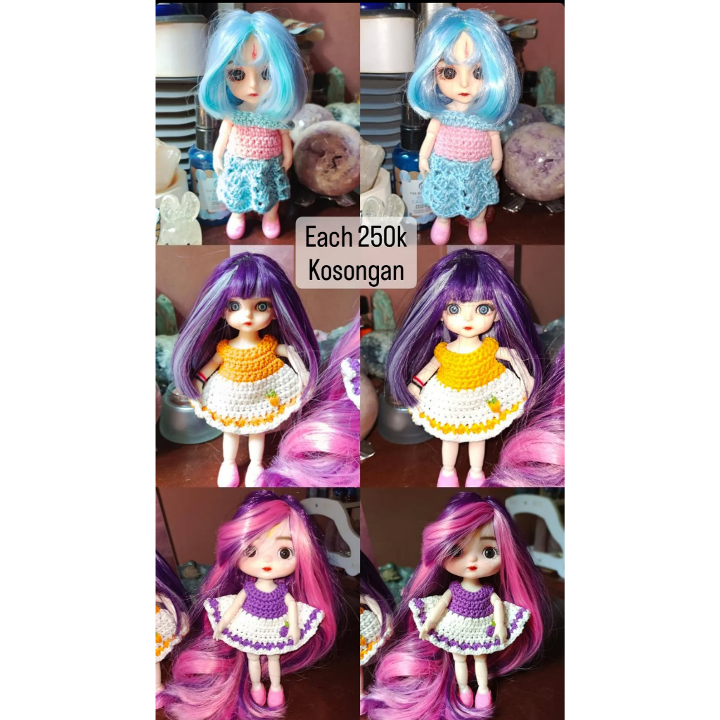 BONEKA MINI BJD / Doll BJD 16cm-17cm