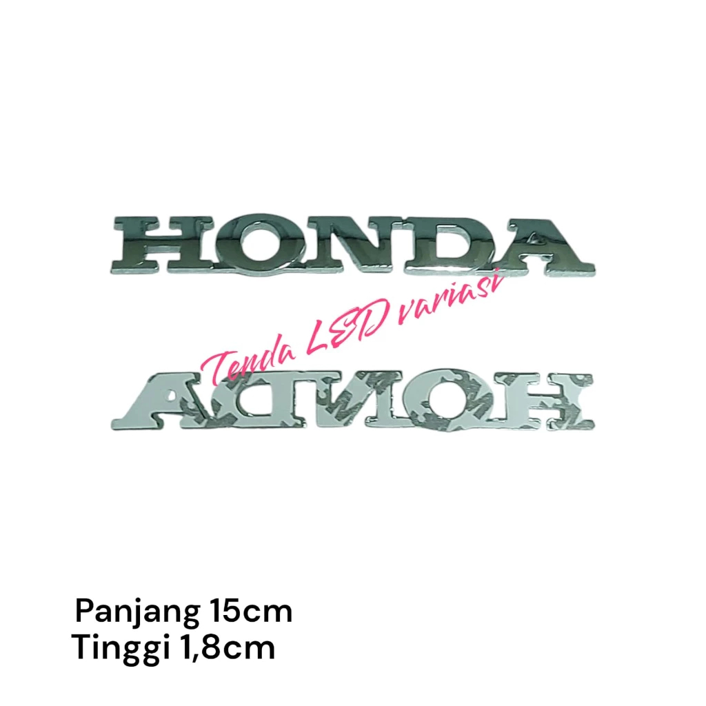 Emblem mobil honda , emblem honda timbul / emblem mobil tulisan honda timbul