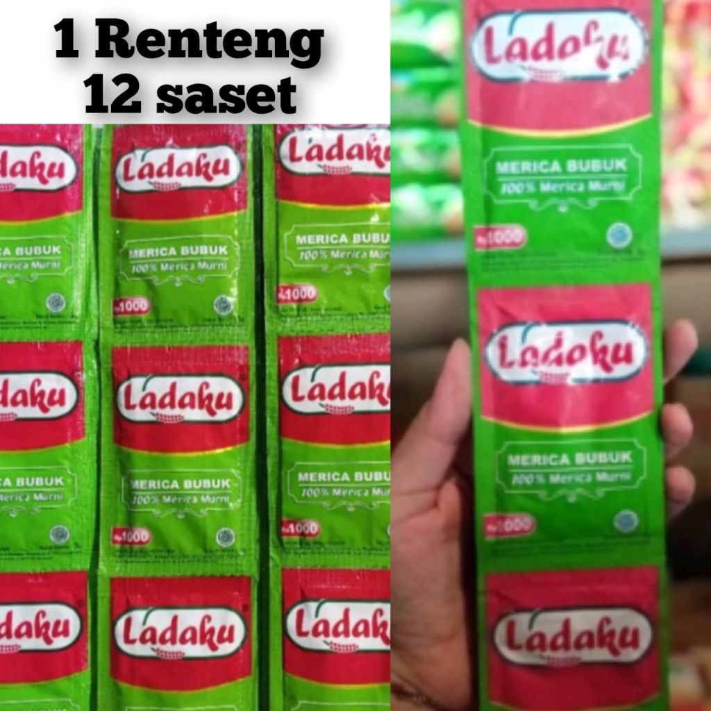 

12 Saset Ladaku merica bubuk #ladaku #pedes bubuk #merica bubuk #bumbu sehari hari paling banyak di cari #bumbu instan enak dan wangi #merica bubuk no 1 #merica paling banyak di cari
