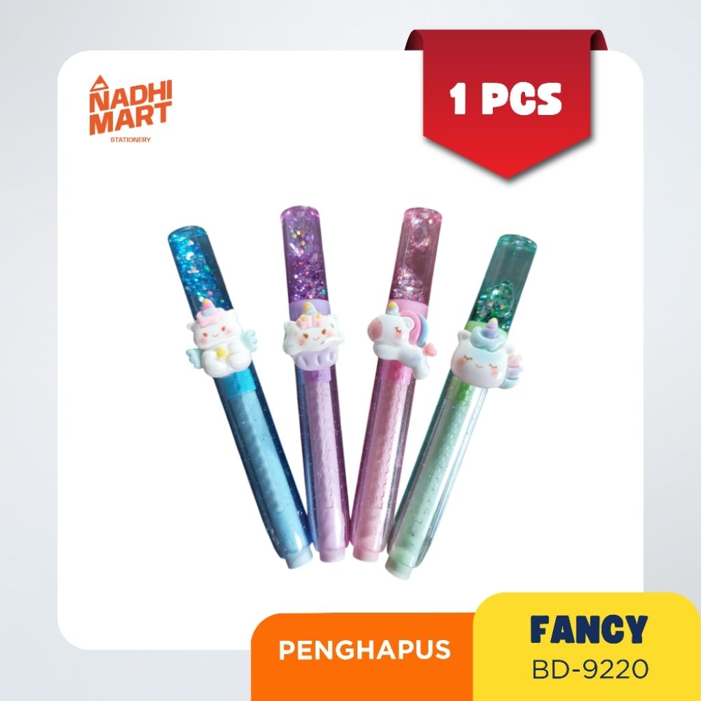 

STIP MECH BD-9220 UNICORN PENGHAPUS PENSIL MEKANIK UNICORN GLITTER
