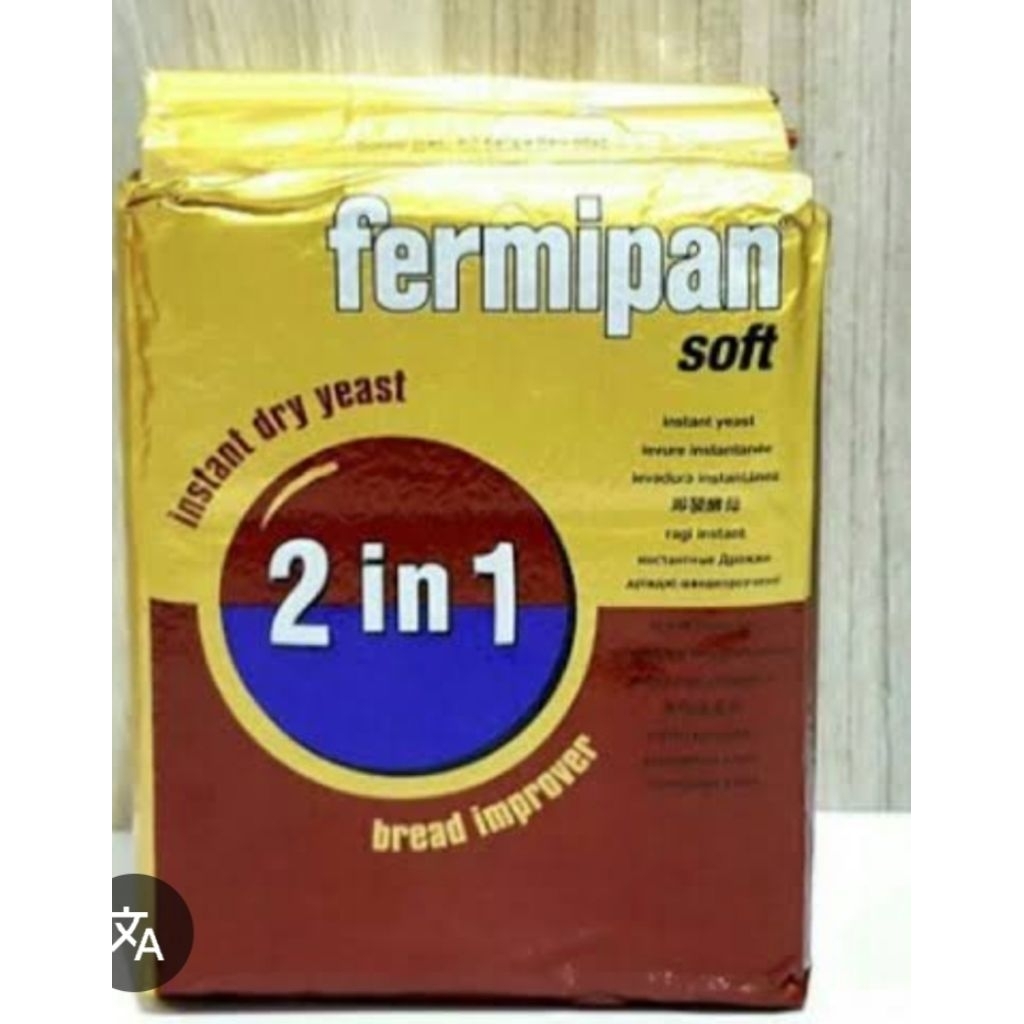 

fermipan soft 2 in 1 ragi roti 500 gram /pengembang roti