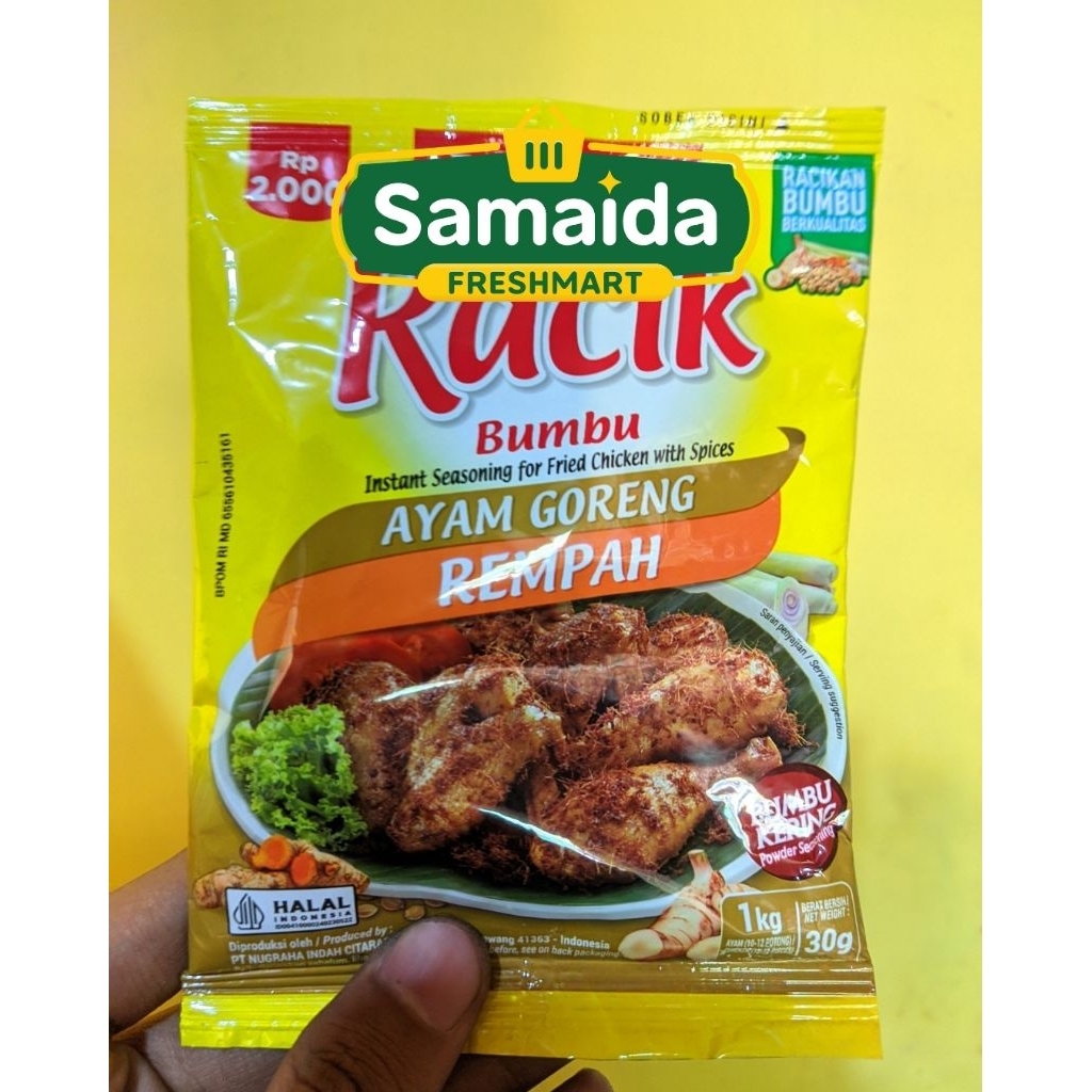 

Racik Bumbu Ayam Rempah – Bumbu Instan Gurih Pedas, Ayam Jadi Lebih Lezat