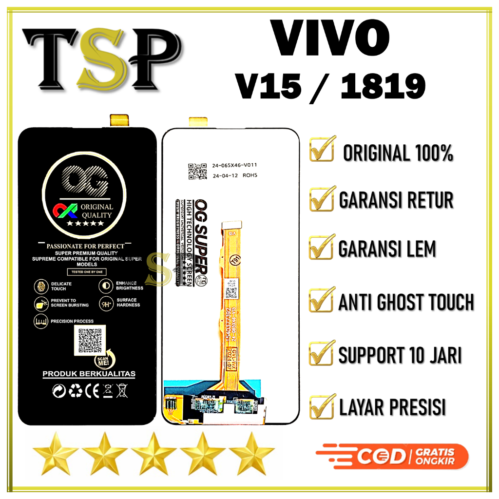 LCD VIVO V15 / VIVO 1819 LCD TOUCHSCREEN ORIGINAL 100% ORIGINAL STANDART PABRIK