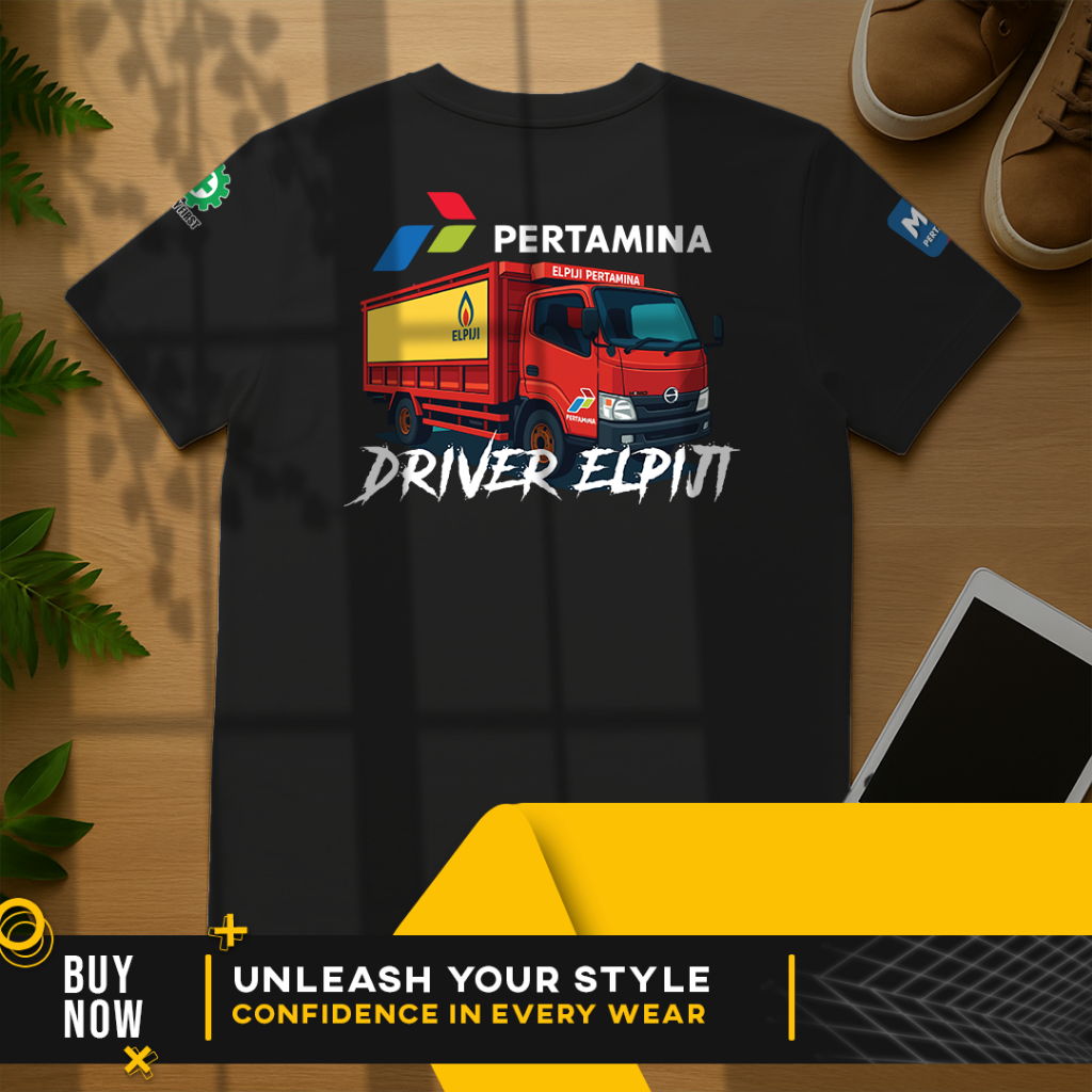 Kaos Baju Pertamina ELPIJI Driver ELPIJI | Cotton Combed 30s