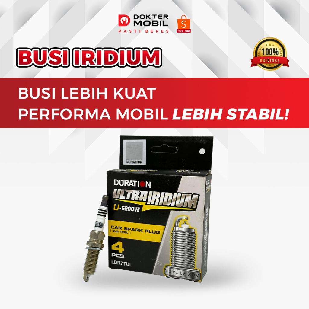Busi Mobil Iridium Duration Penambah Tenaga Mobil Ultra Iridium