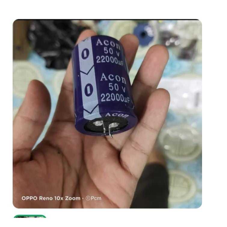 RG6601 elco acon 22000uf 22.000uf 22000 22.000uf 50volt 50 v volt 50v by PCM LTC GLODOK