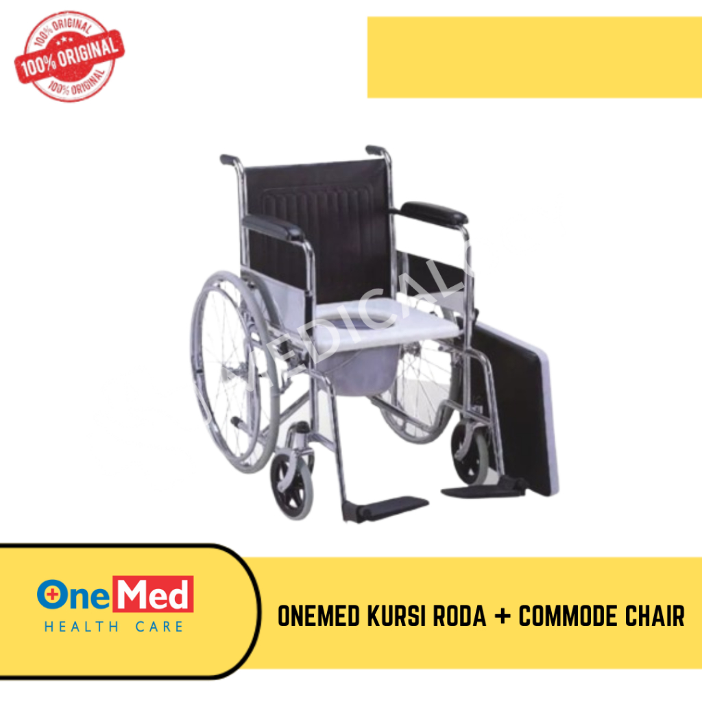 Onemed Kursi Roda + Commode Chair
