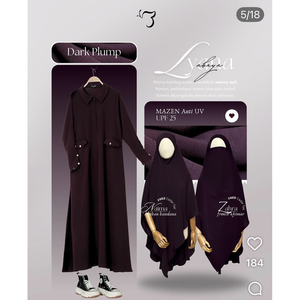 ❌SOLD❌ Abaya Lyana Bonavista