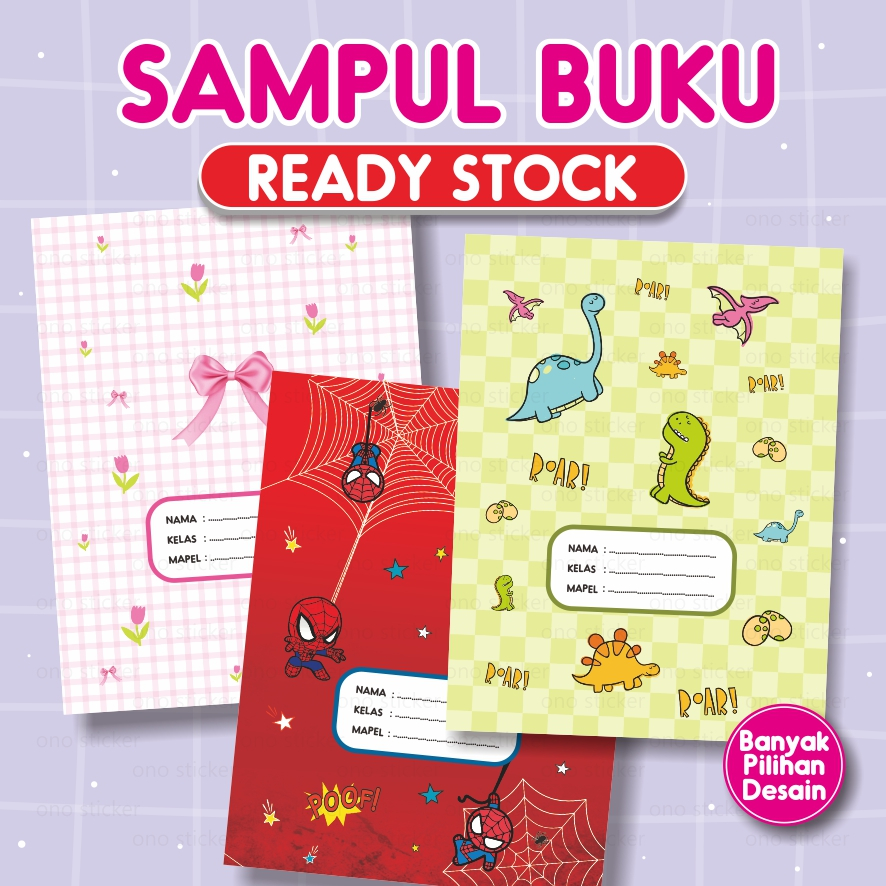 

Ready Stock Sampul Buku Sekolah Anak Back To School Cover Buku A5 B5