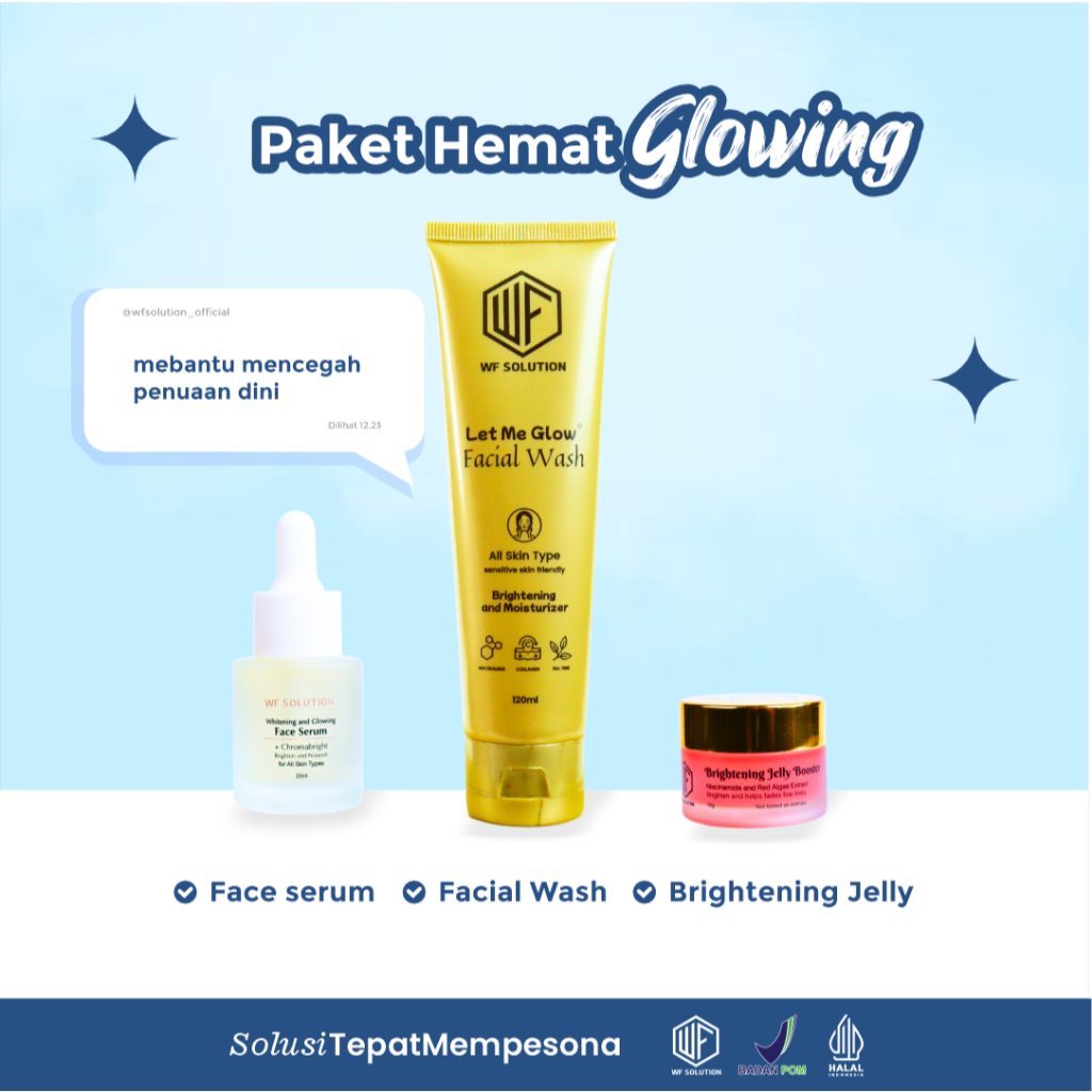 PAKET GLOWING HEMAT WF SOLUTION