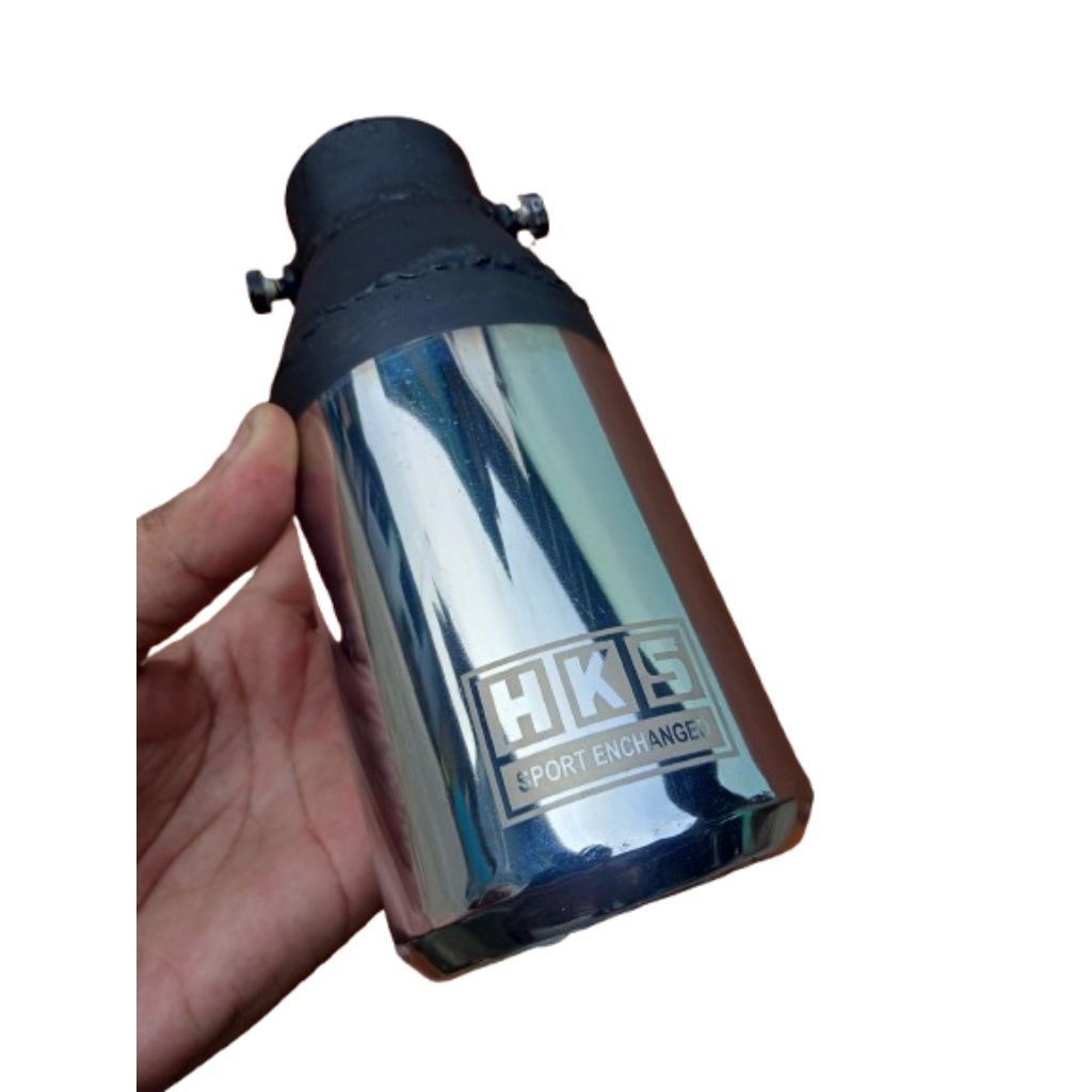 KNALPOT MOBIL HKS UJUNG KNALPOT TERMURAH REMOS BAUT COCOK UNTUK SEGALA MACAM MOBIL