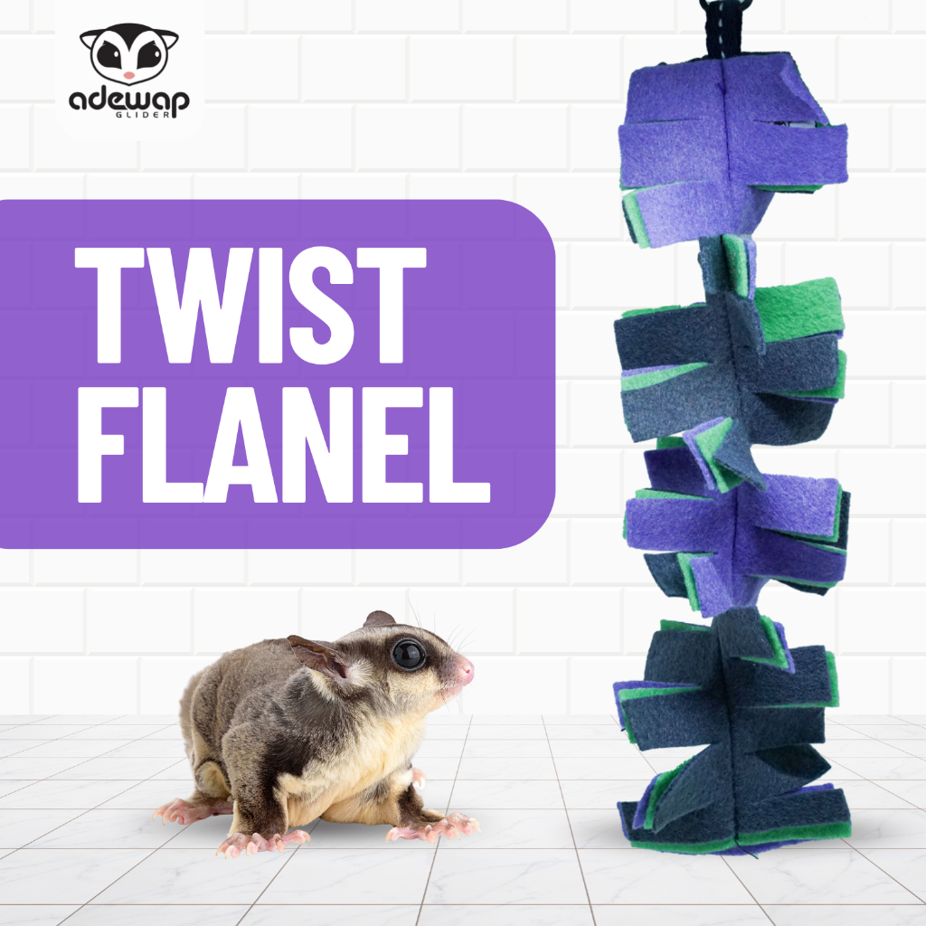 ADEWAP GLIDER Climbing Twisted Flanel Panjatan Sugar Glider