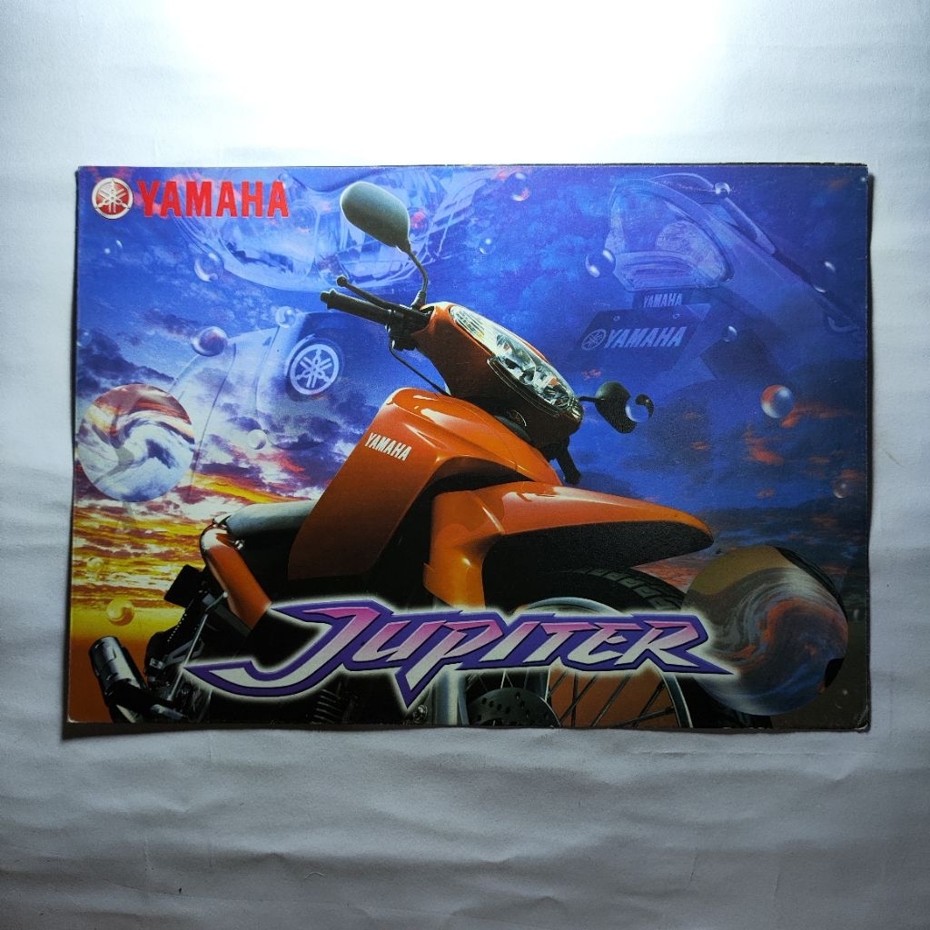 Brosur Flyer Leaflet Poster Jadul Lawas Yamaha Jupiter Pertama Tahun 2001