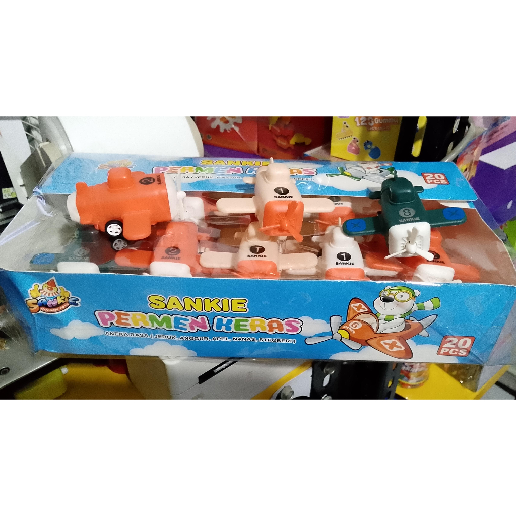 

Permen Anak Warung pesawat tempur 20Pcs