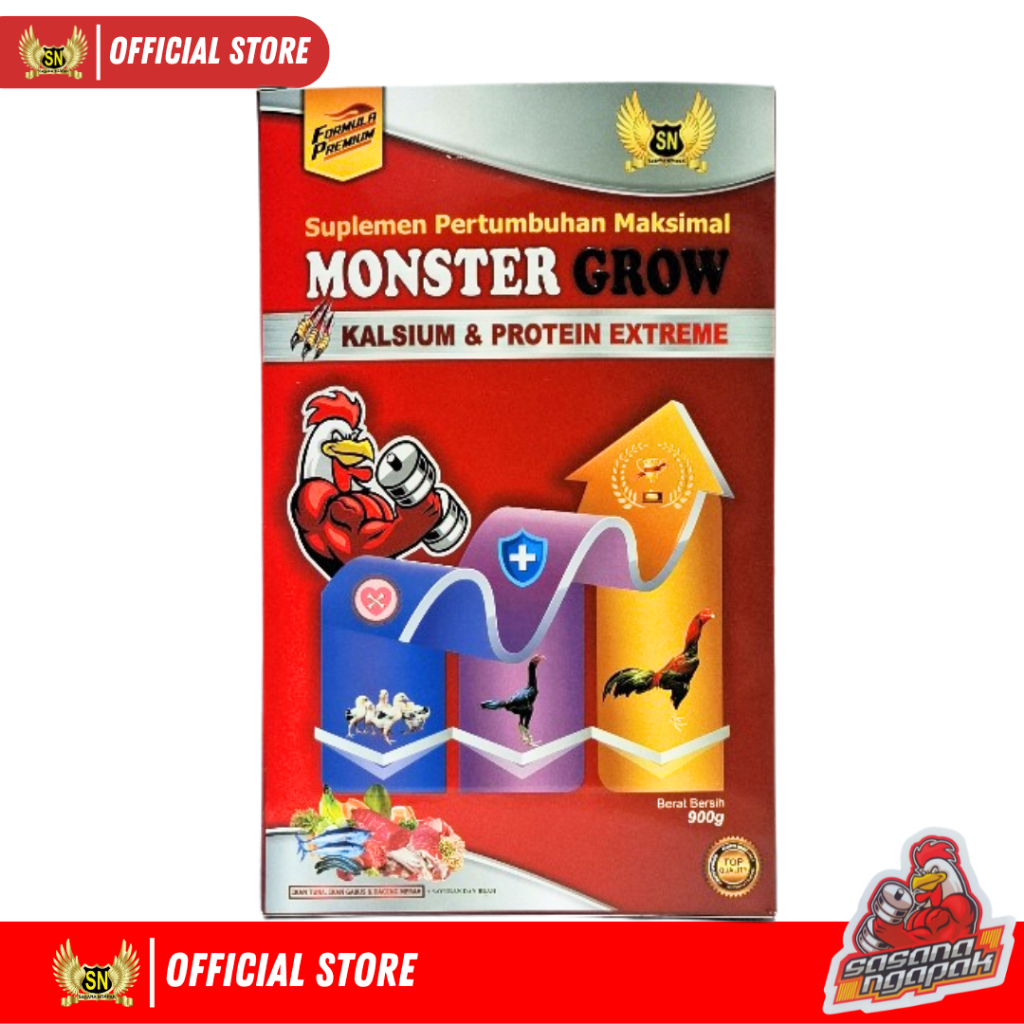 Just - Monster Grow - Suplemen Pakan Ayam Laga - Sasana Ngapak