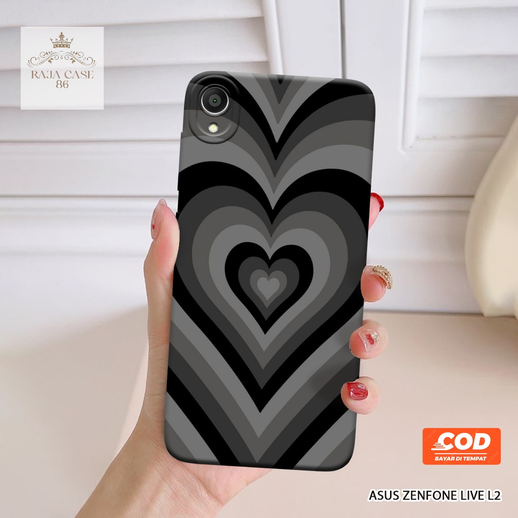 Case Asus Zenfone Live L2 - Rajacase - casing Asus Zenfone Live L2 - Motif case Love - Pelindung han
