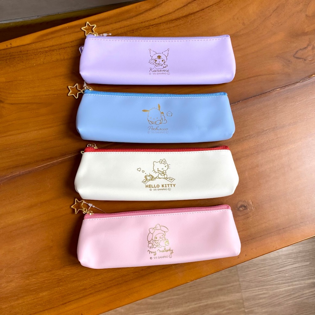 

Tempat Pensil Sanrio Simple Pensil Case Karakter Kartun My Melody Kuromi Cinamoroll Hello kitty Pochacho Perlengkapan Sekolah Lucu Unik Hadiah Gift Alat Tulis