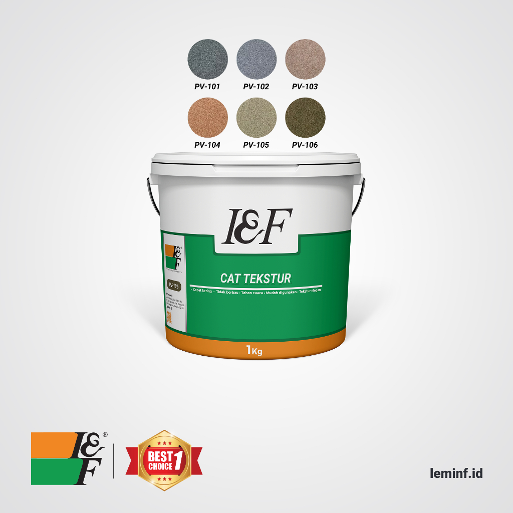 Cat Dinding Sand Texture 1 Kg - INF | Cat Tekstur | Cat Dinding Tekstur
