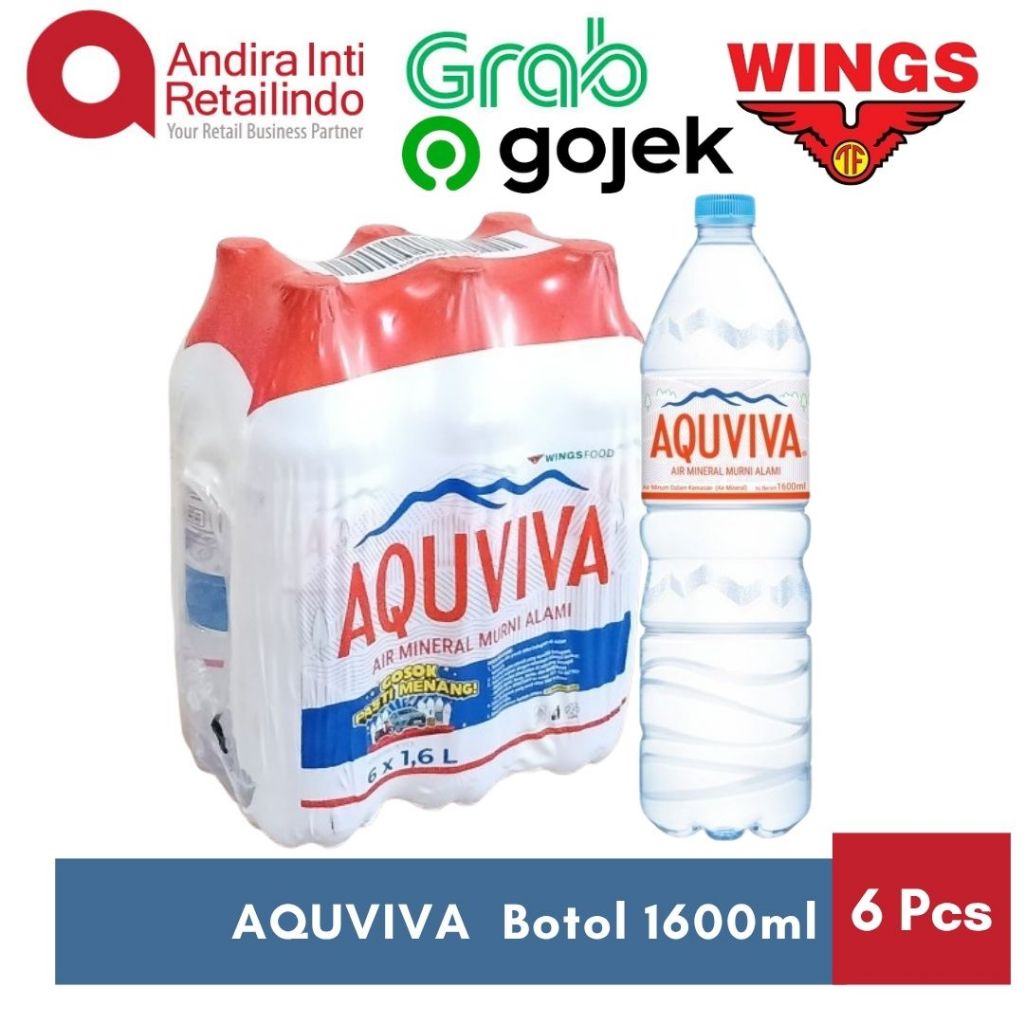 

AQUVIVA Air Mineral Botol Kartonan 1600ml x 6pcs - ONLY INSTAN