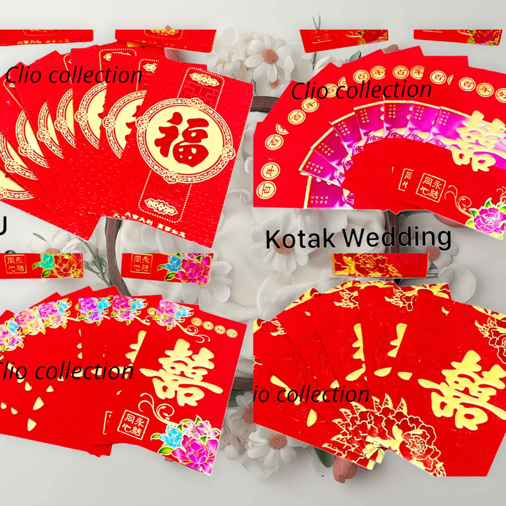 

GROSIR Angpao Imlek Panjang isi 23pcs FU / Gong Xi Fa Cai / Amplop Sincia / Hongbao