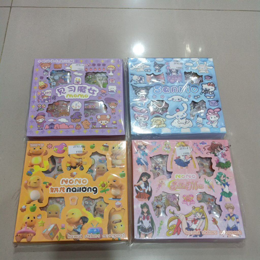 

Mainan Anak Stiker Motif Karakter Isi 100pc(Gambar Random) /20783