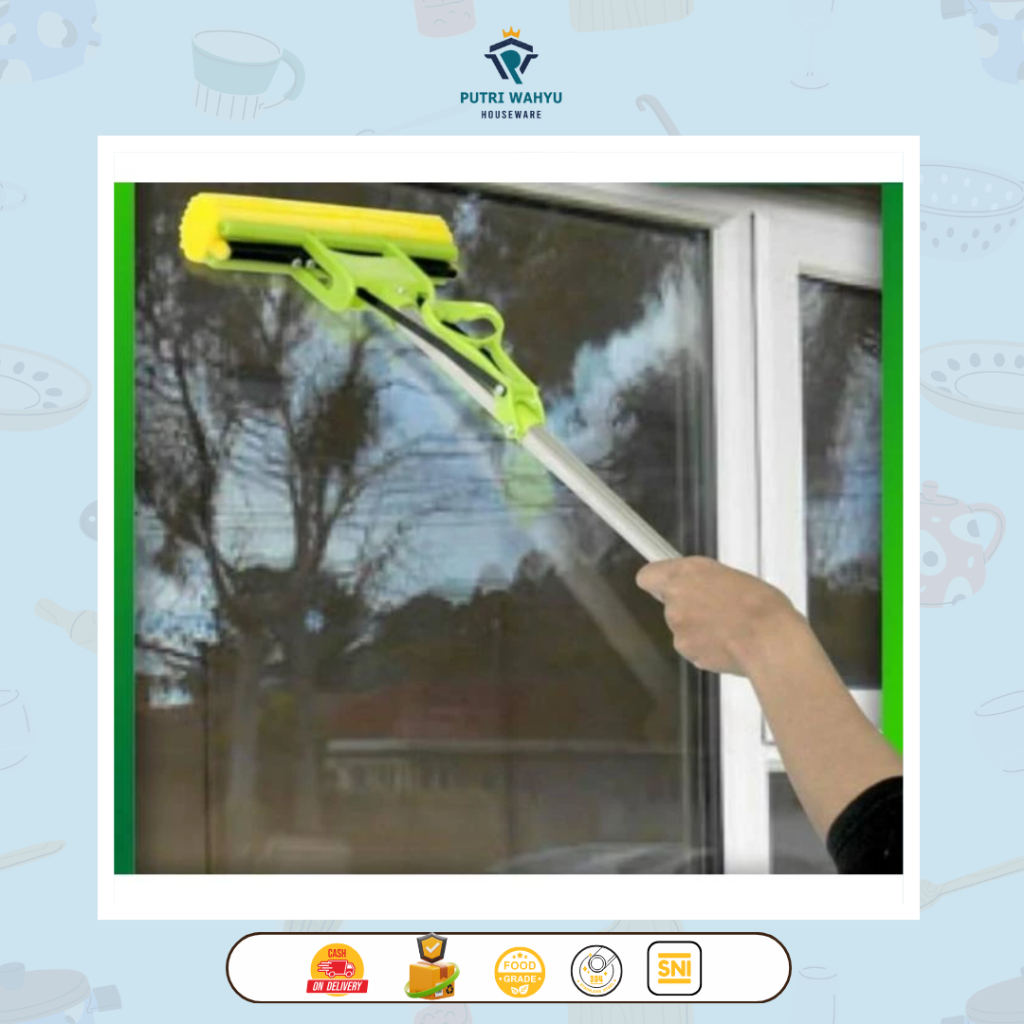 QM-721 PEL BUSA QME Mop Busa Serbaguna / Sapu Pel Mop Alat Pembersih Lantai Pengering Lantai Sodok /