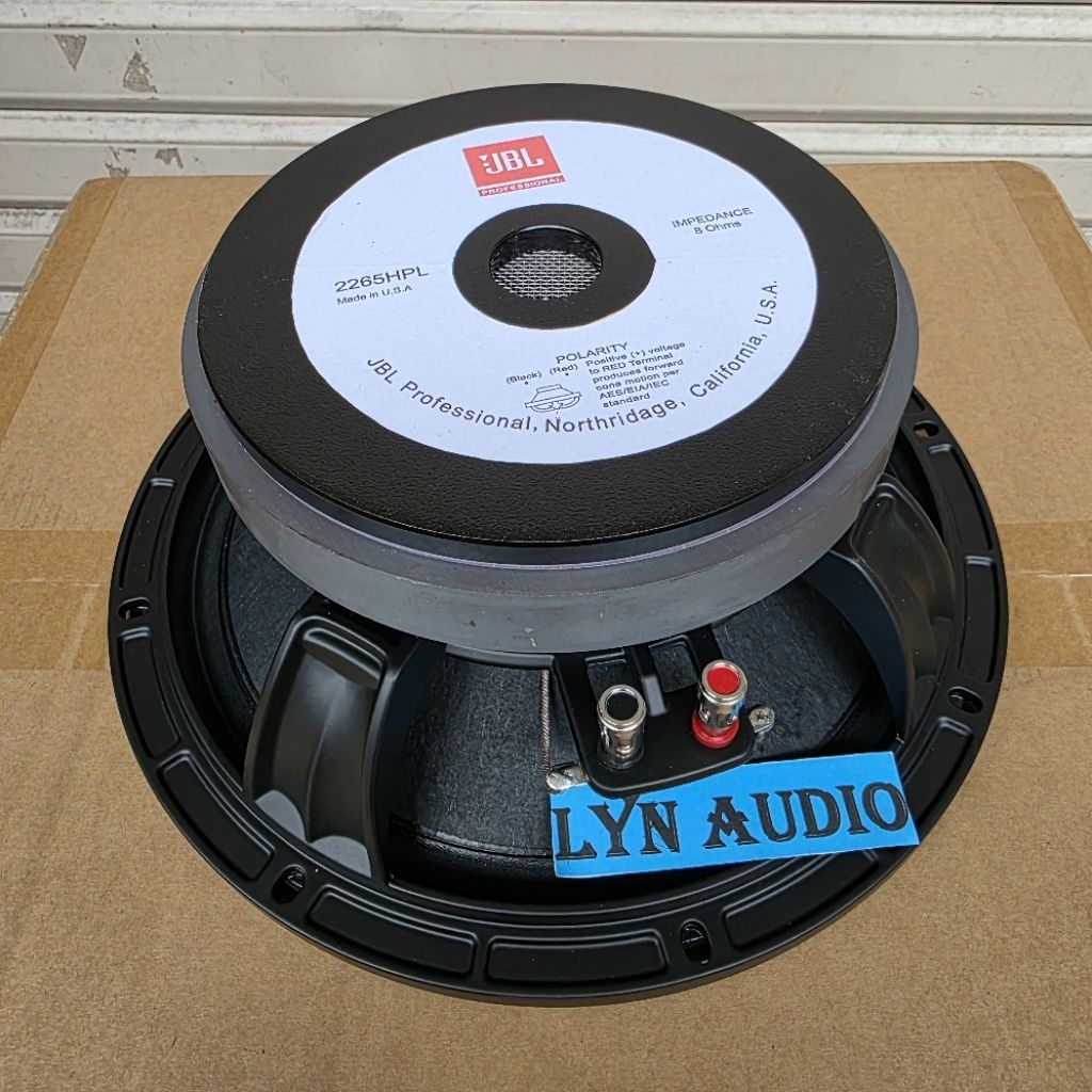 SPEAKER COMPONENT JBL 10 INCH 10/2265HPL VC 3 INCH 10-2265 HPL