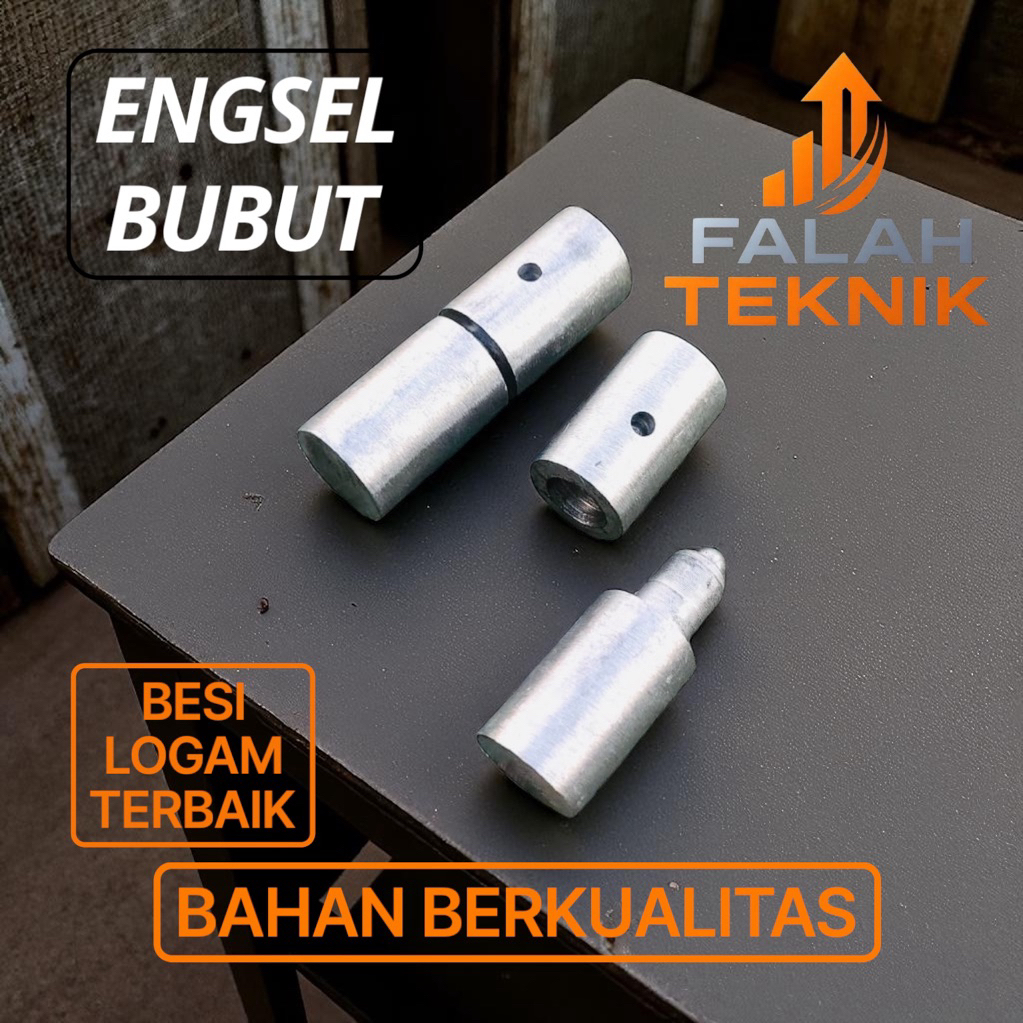Engsel Bubut Besi As 19mm 25mm 30mm Engsel Pagar Besi