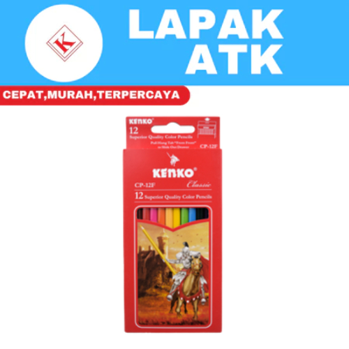 

KENKO Pensil 12 Warna panjang / Colour pencil Classic Kenko CP-12F ++++