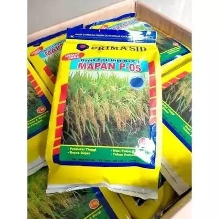 

PROMO GAJIAN!!! Benih Bibit Padi Hibrida F-1 MAPAN P- 05 PRIMASID 1Kg 100% Original Kemasan Pabrik Exp 2026