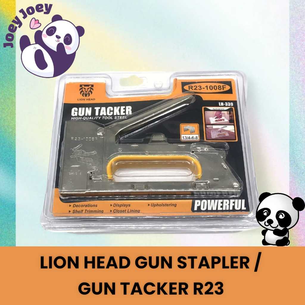 

Lion Head Gun Tacker R23-1008F / Stapler