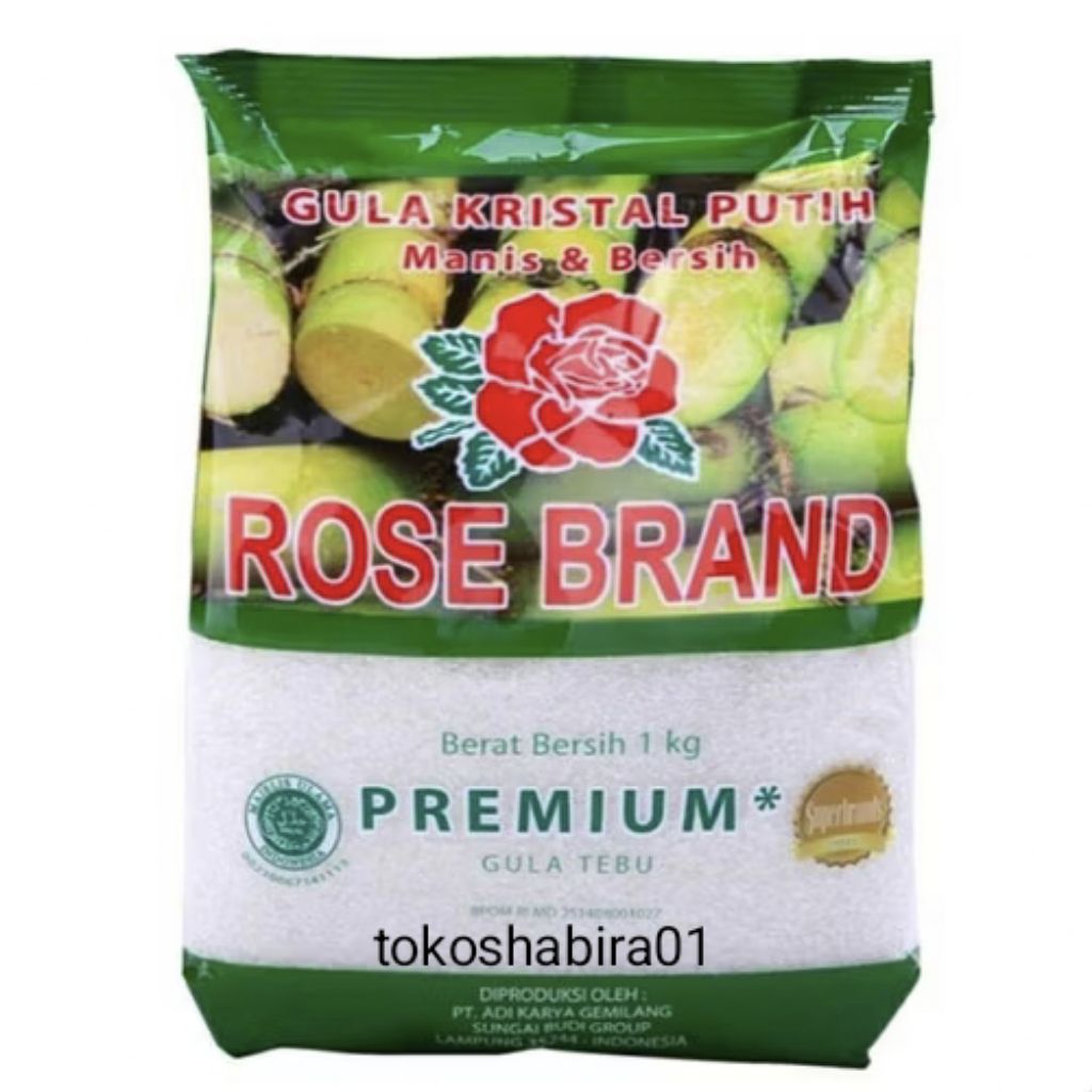 

GULA ROSEBRAND PREMIUM 1KG TERMURAH